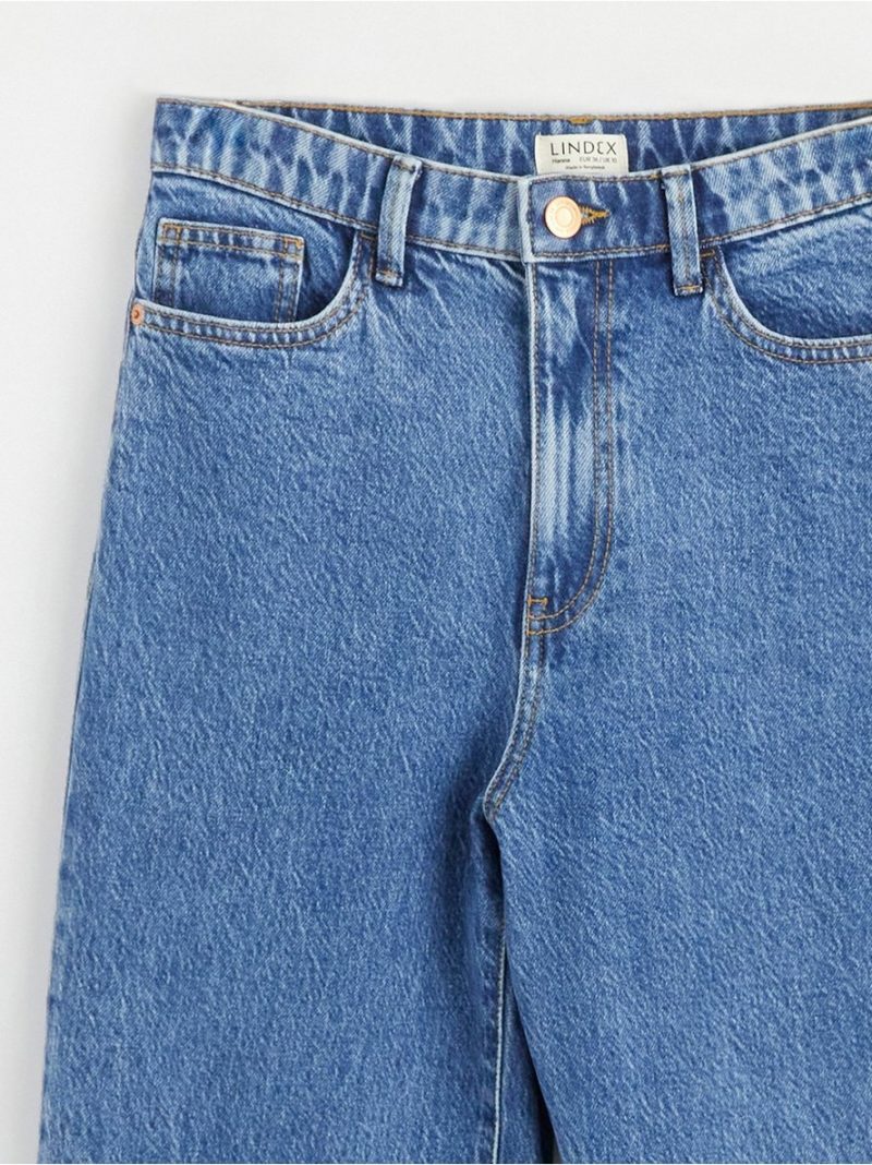 WIDE Hanna cropped jeans with light stretch - Denim blue, 32 - 8193059-791|32