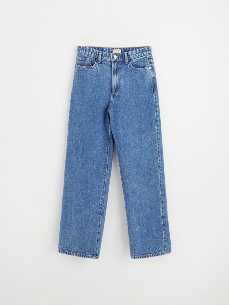 WIDE Hanna cropped jeans with light stretch - Denim blue, 32 - 8193059-791|32