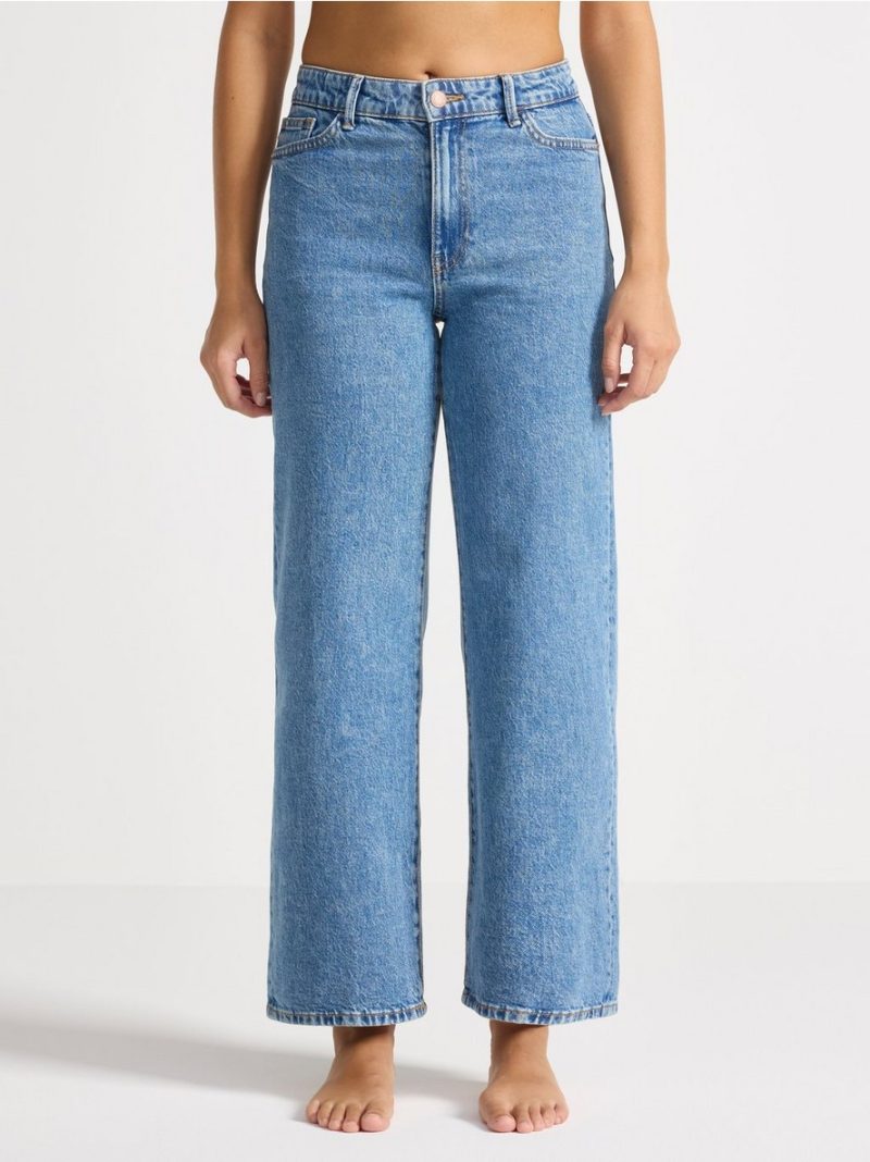 WIDE Hanna cropped jeans with light stretch - 8193059-791