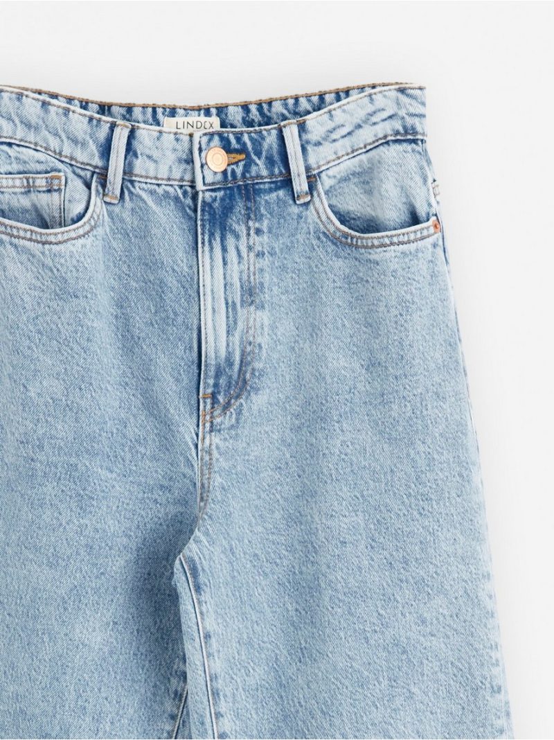 WIDE Hanna cropped  jeans with light stretch - 8305982-766