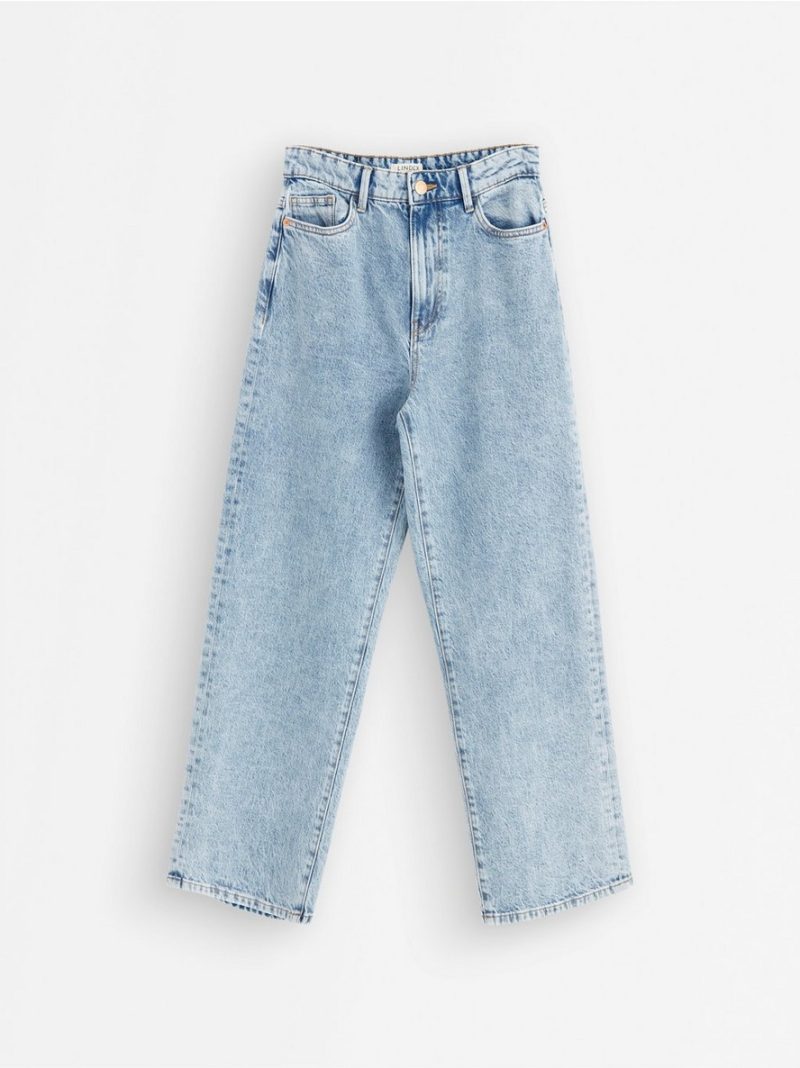 WIDE Hanna cropped  jeans with light stretch - 8305982-766