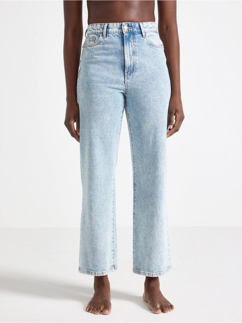 WIDE Hanna cropped  jeans with light stretch - 8305982-766