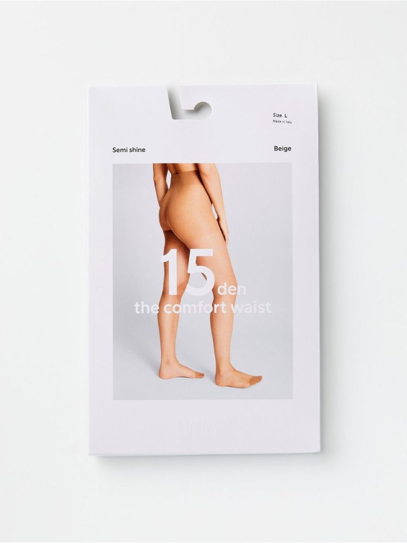 Comfort waist semi shine tights 15 denier - 8308340-6554