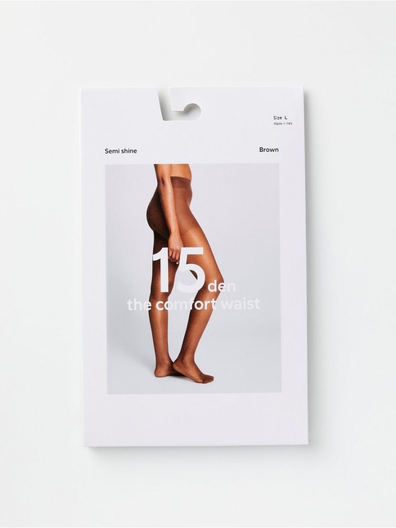Comfort waist semi shine tights 15 denier - 8308340-6784