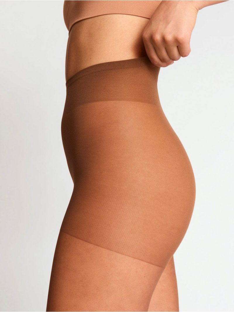 Comfort waist semi shine tights 15 denier - 8308340-9748