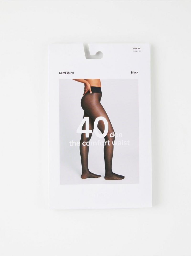 Comfort waist semi shine tights 40 denier - 8308343-80