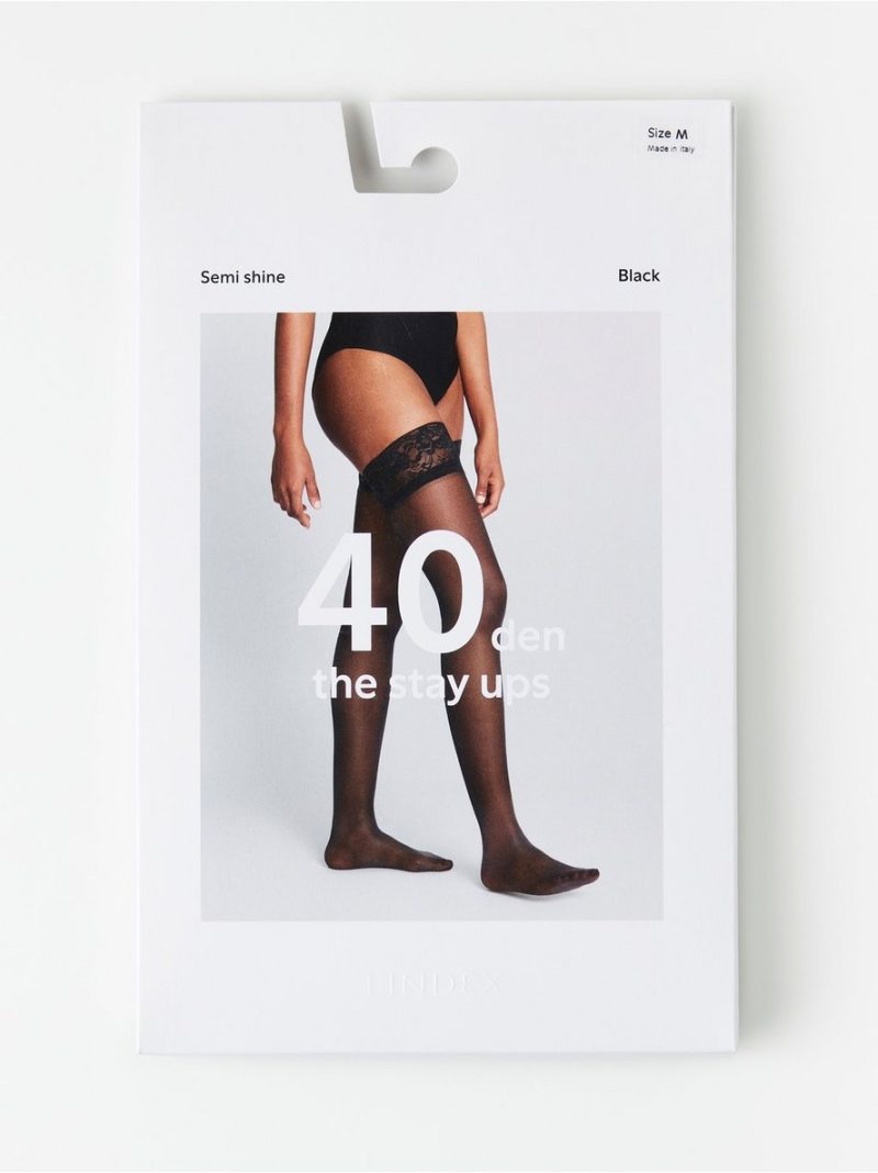 Semi shine stay ups 40 denier - 8308344-80