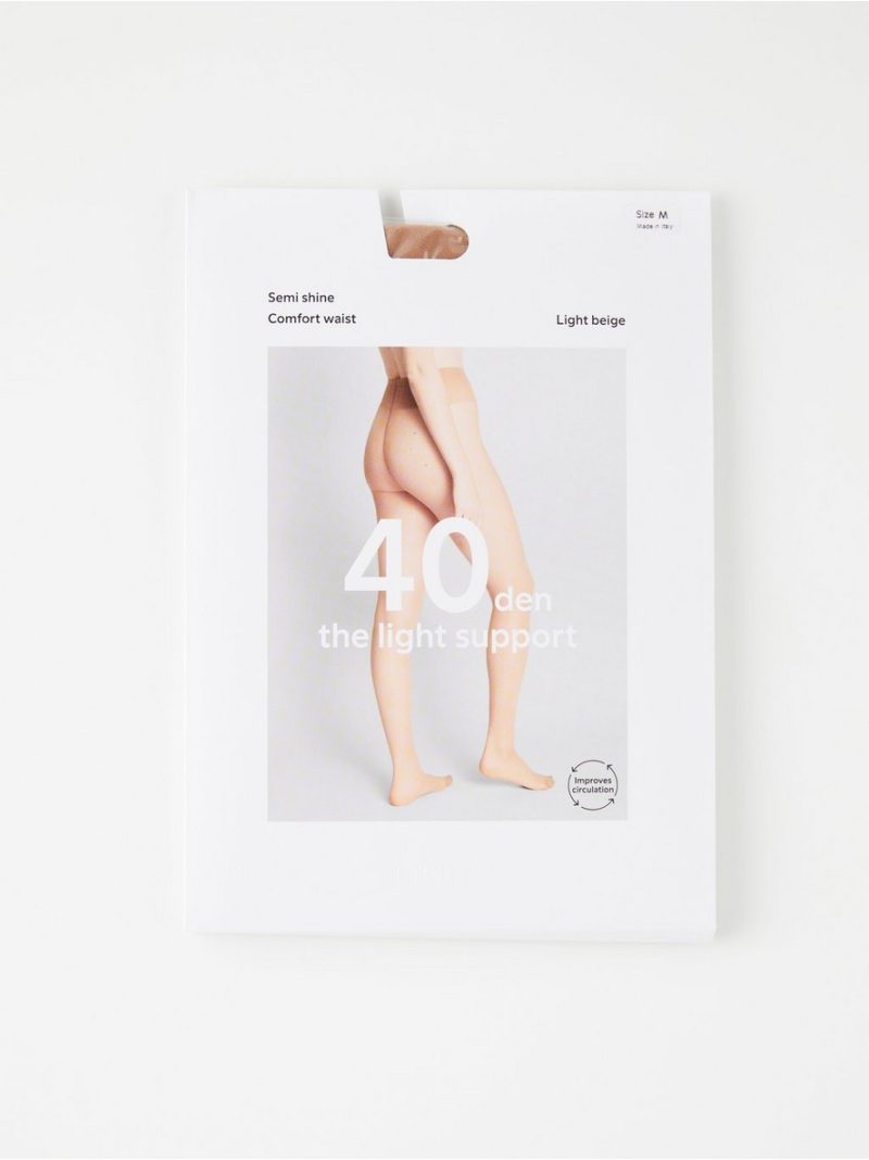 Light support tights 40 denier - 8308378-6553