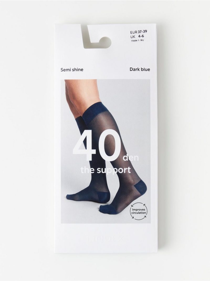 Knee-socks with support - 8308380-7763