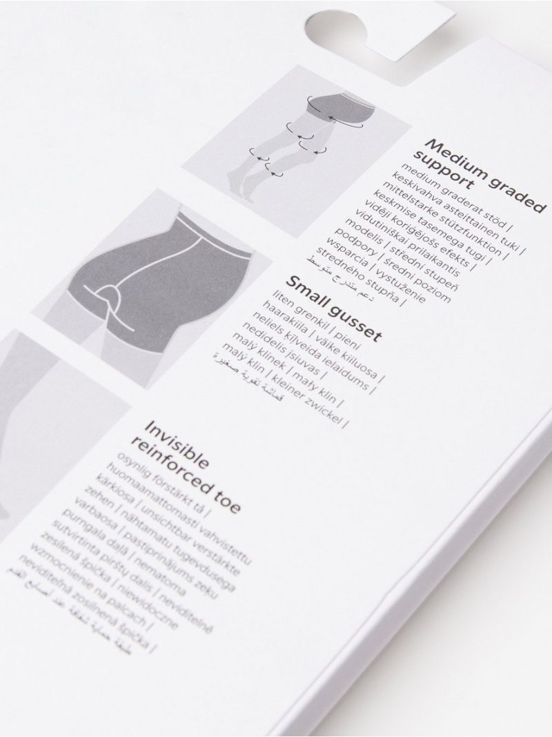 MOM Medium support semi shine tights 20 denier - 8308387-6553