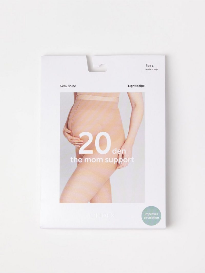 MOM Medium support semi shine tights 20 denier - 8308387-6553