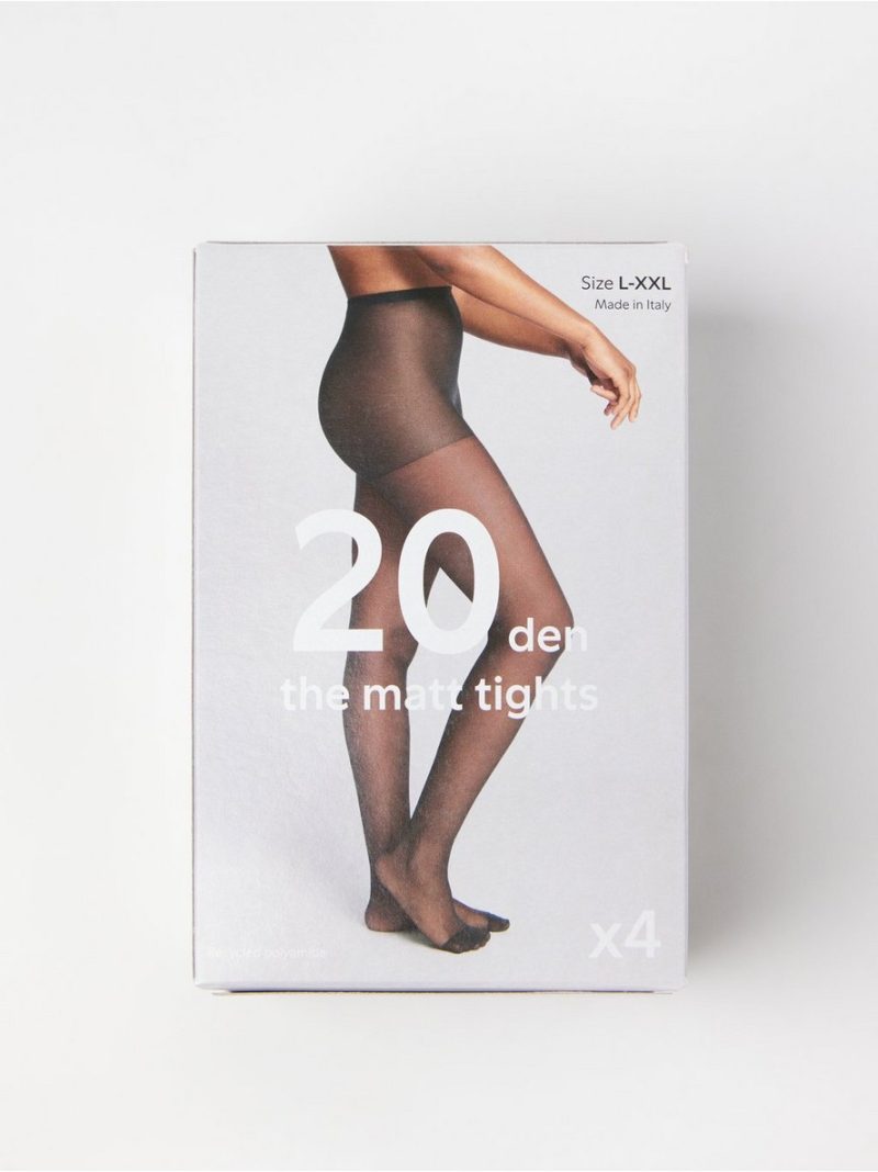 4-pack tights 20 denier - 8308388-80