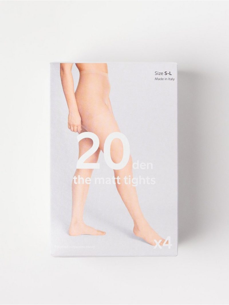 4-pack tights 20 denier - 8308389-6553