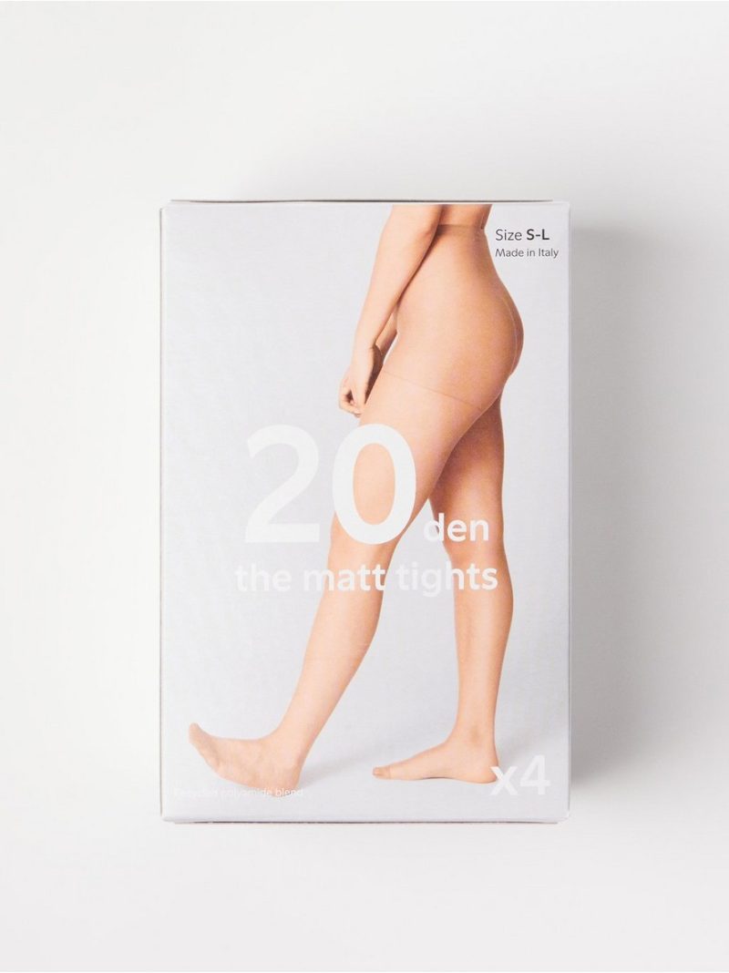 4-pack tights 20 denier - 8308389-6554