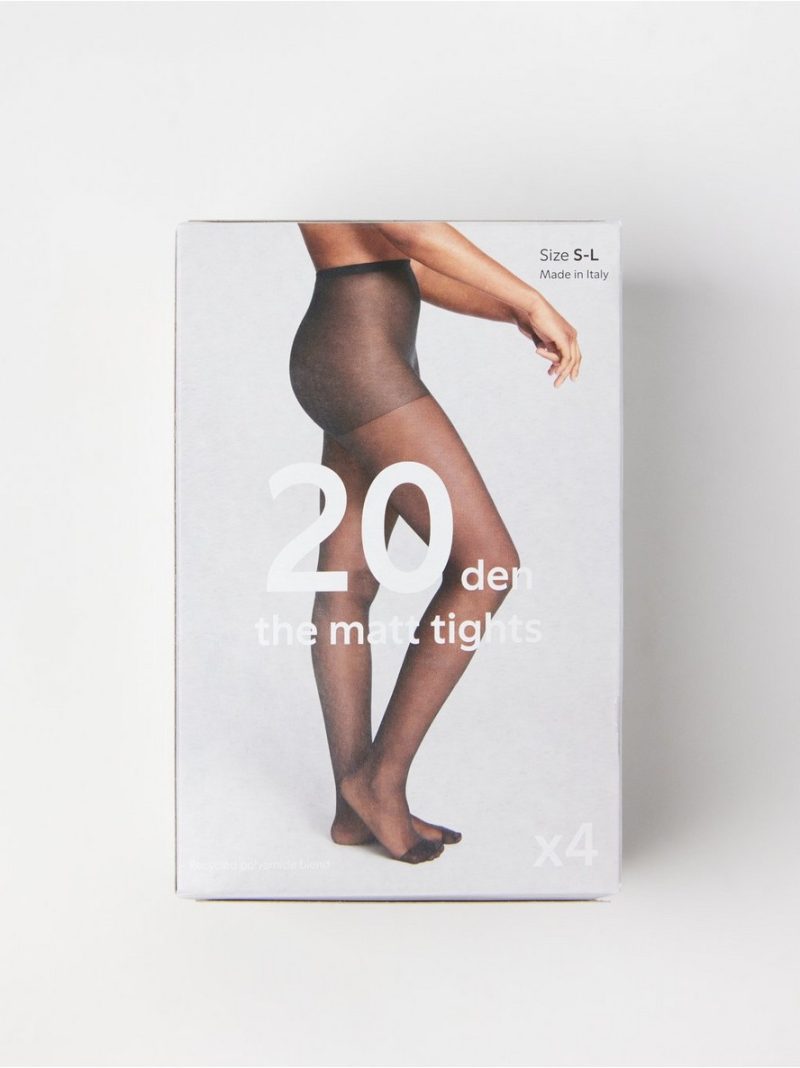 4-pack tights 20 denier - 8308389-80