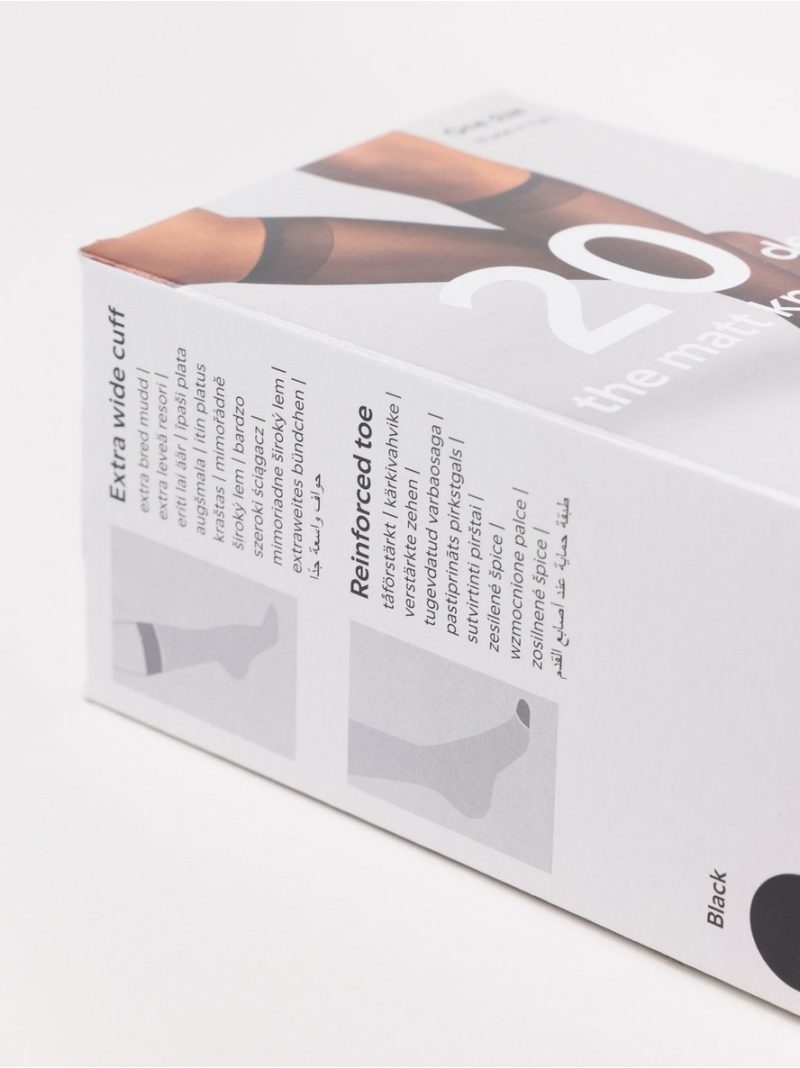 4-pack knee-high socks 20 denier - 8308390-80