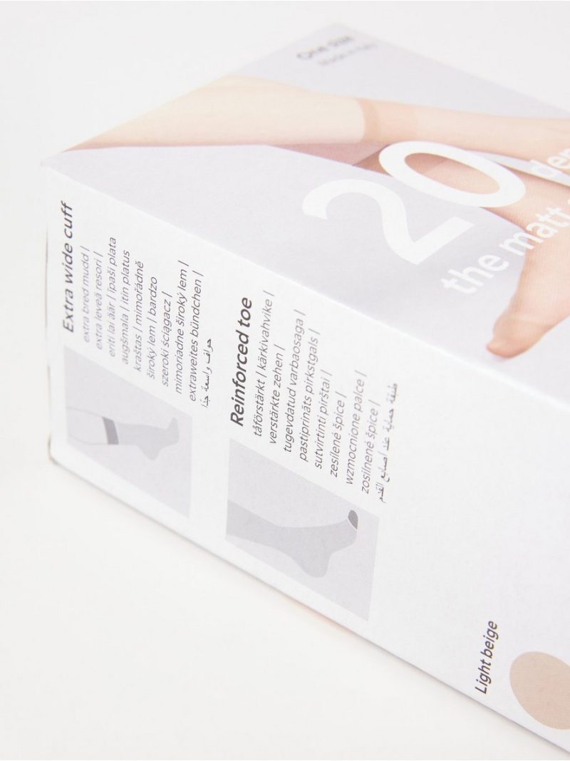 4-pack socks 20 denier - 8308391-6553