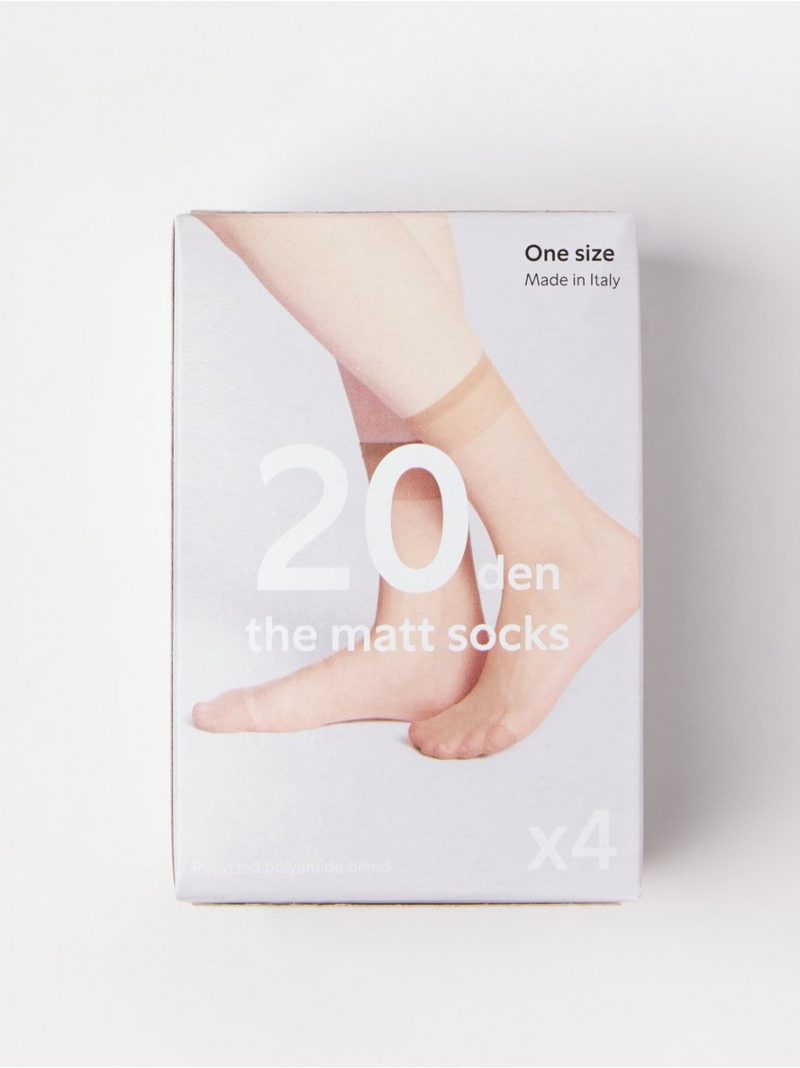 4-pack socks 20 denier - 8308391-6553