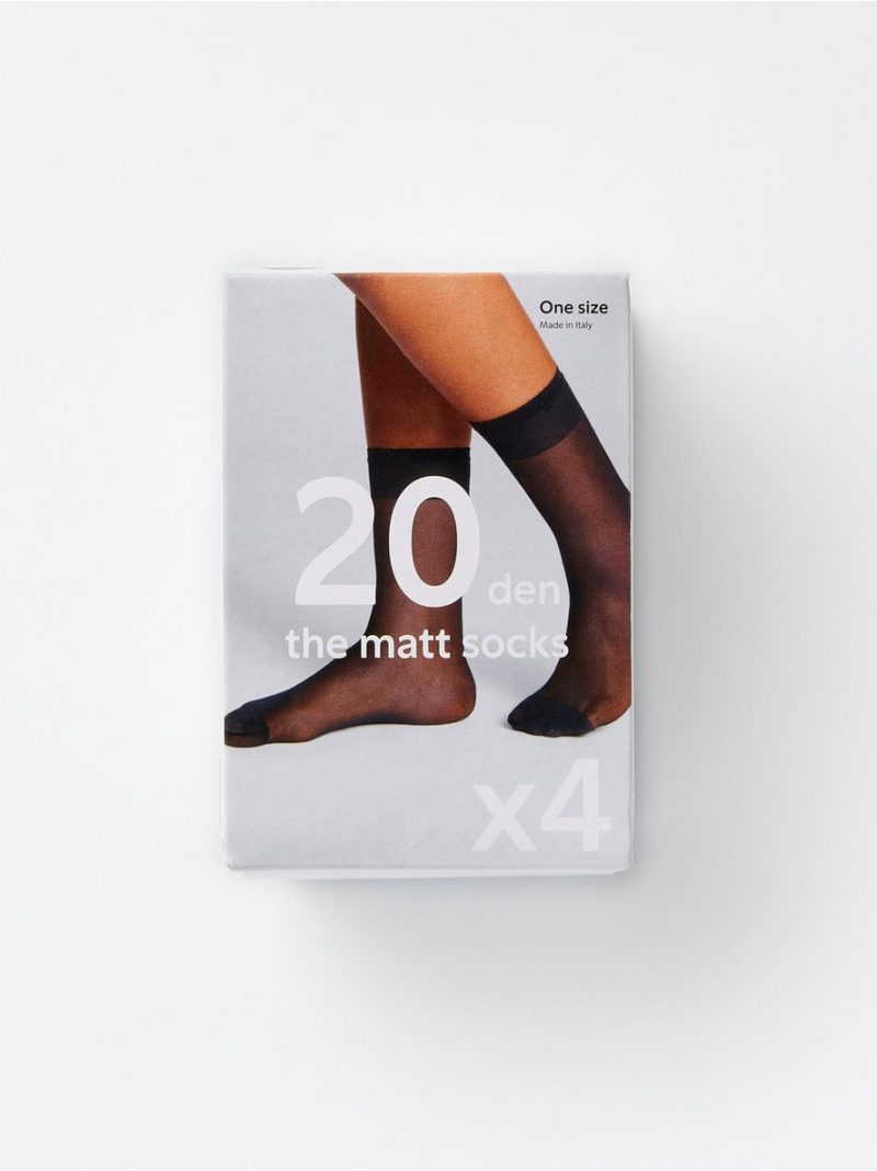 4-pack socks 20 denier - 8308391-80