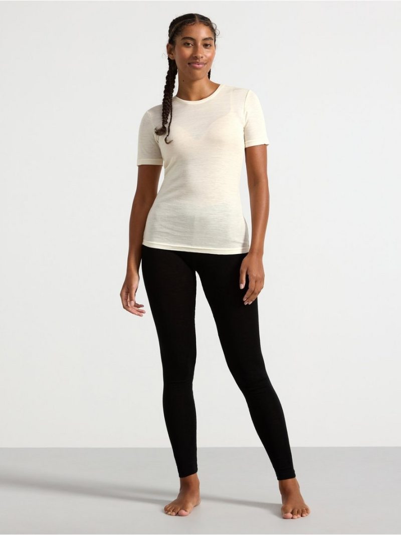T-shirt in merino wool - 8362683-325