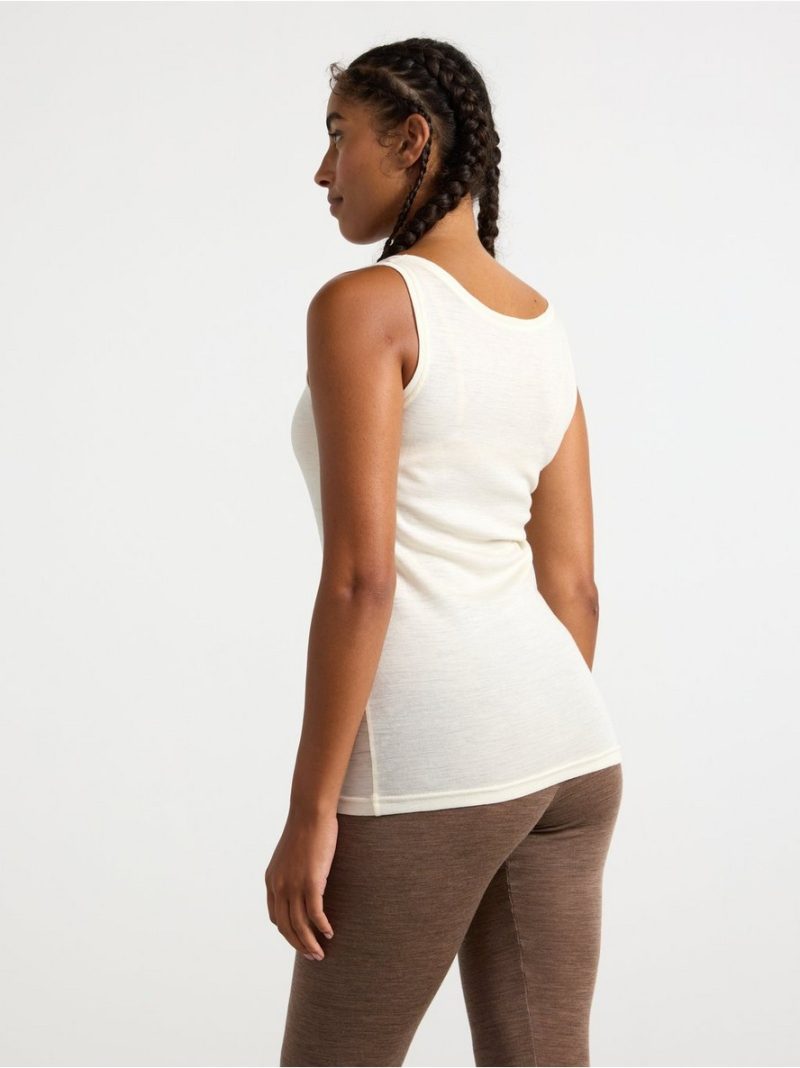 Tank top in merino wool - 8362684-325