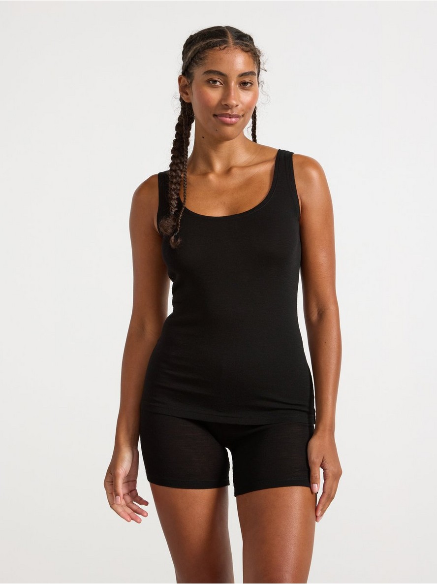 Tank top in merino wool - 8362684-80
