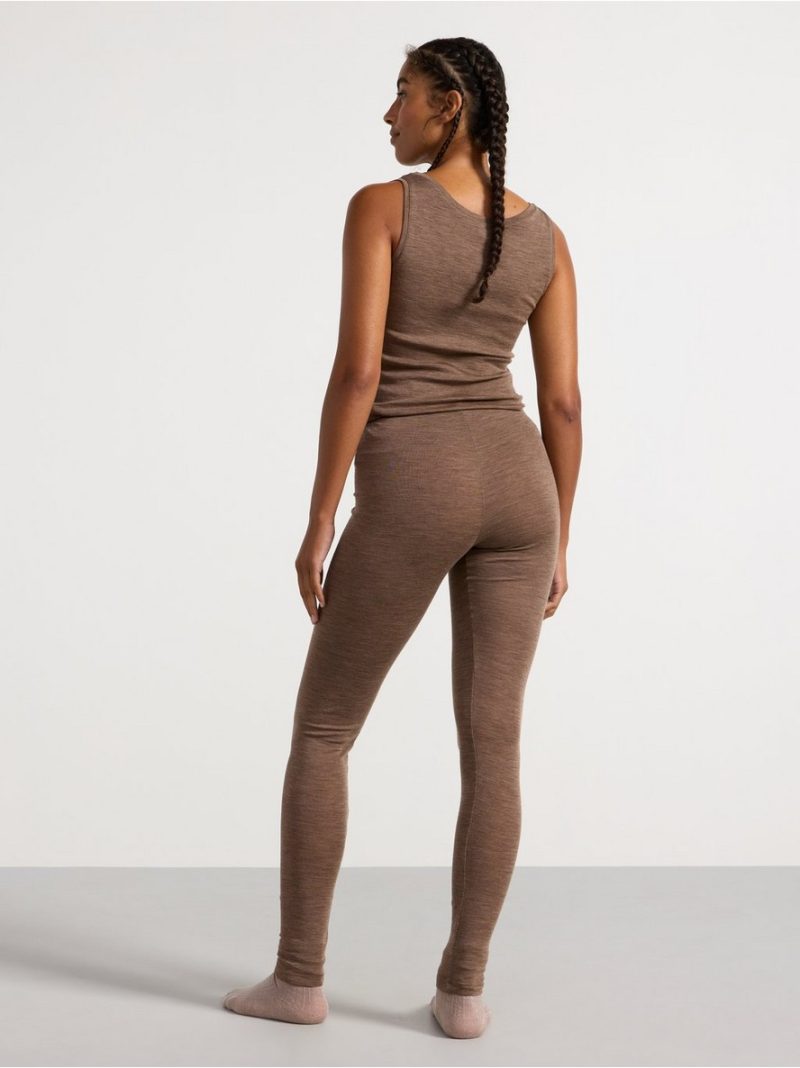 Leggings in merino wool - 8362685-7199