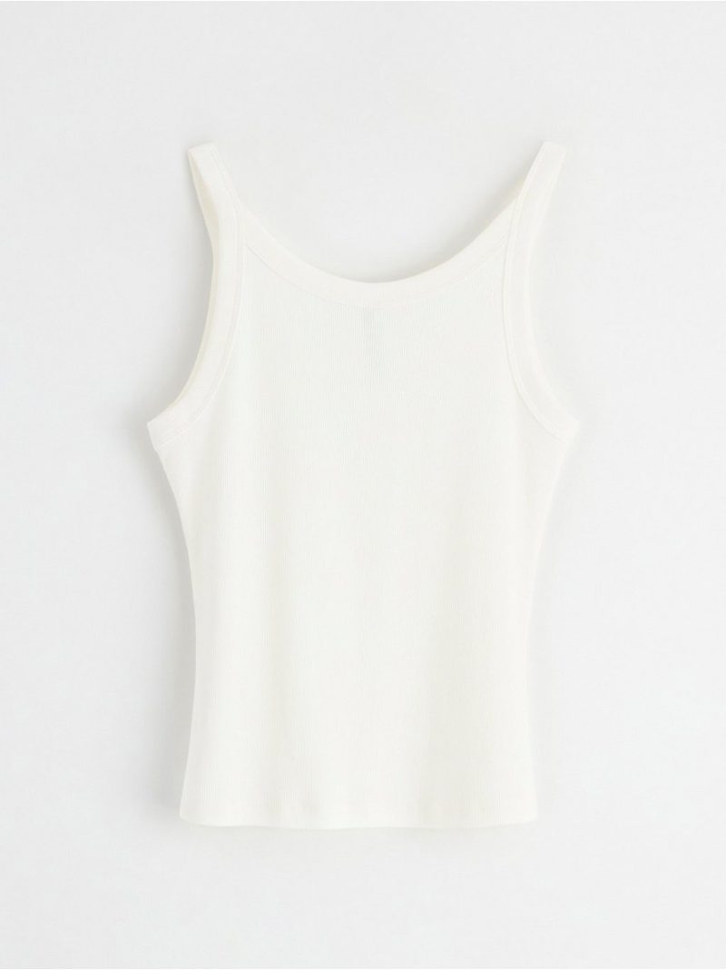 Ribbed tank top - 8374788-300