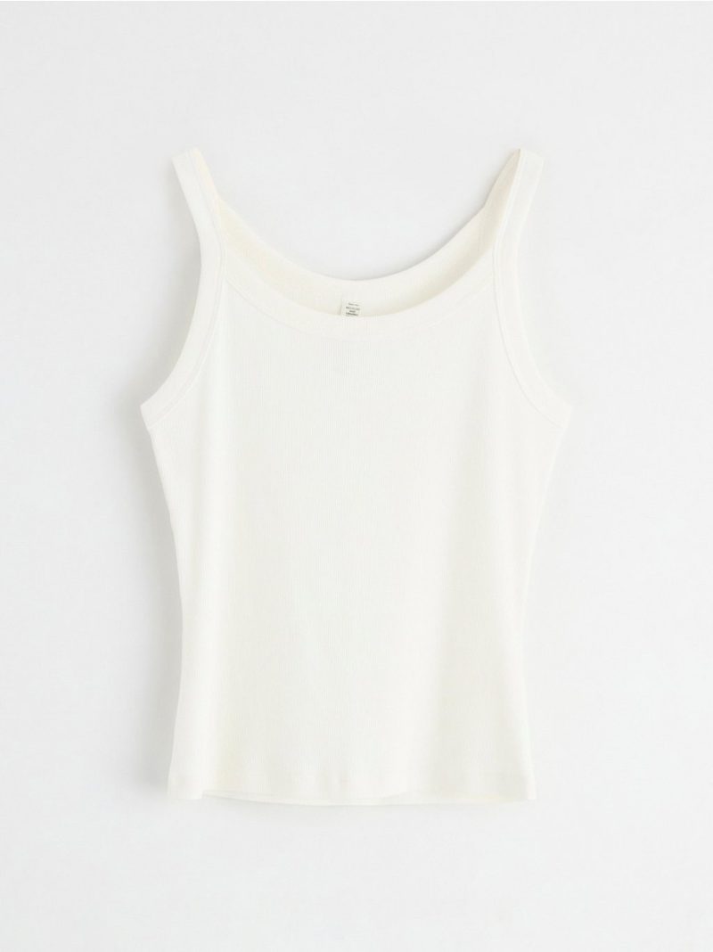 Ribbed tank top - 8374788-300
