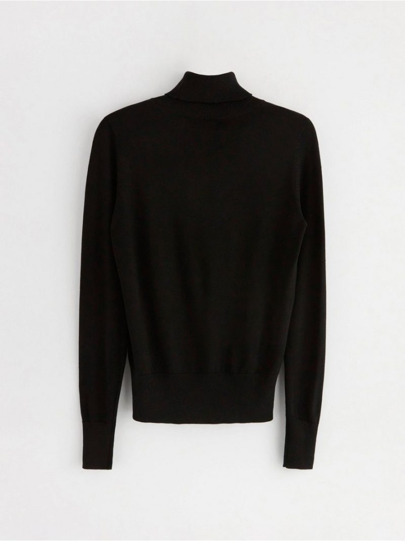 Long-sleeved turtleneck top - 8385452-80