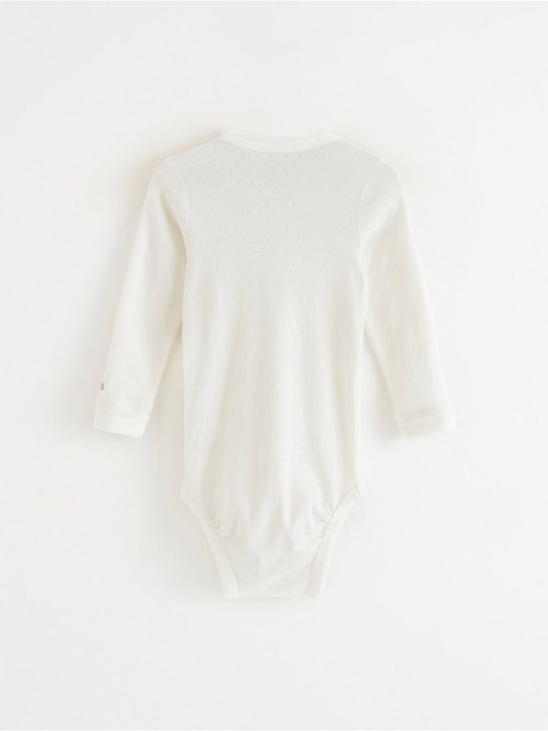 Long sleeve pointelle bodysuit - 8389235-325