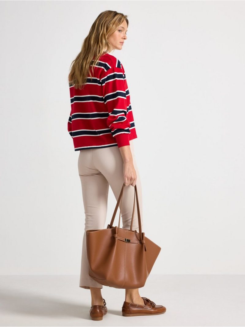 Flared trousers with high waist - 8400476-9609