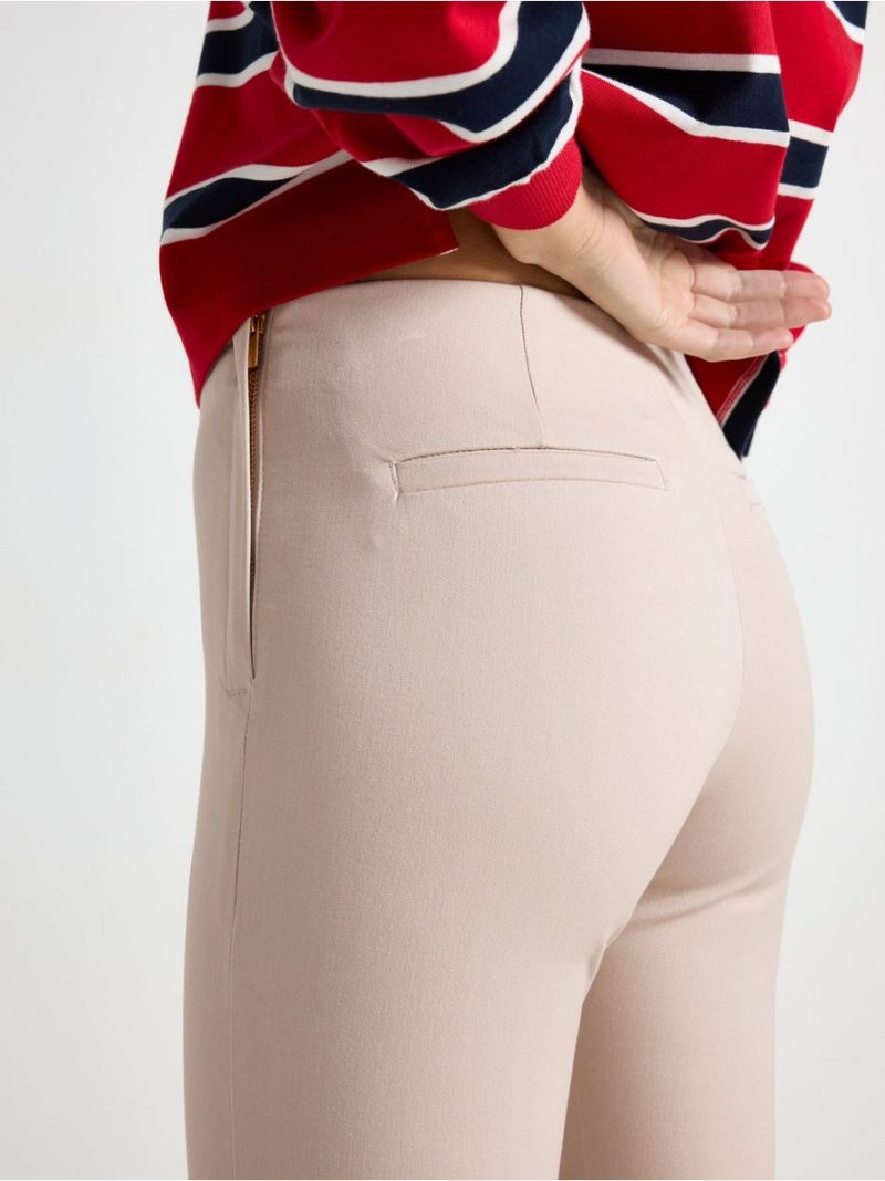 Flared trousers with high waist - 8400476-9609