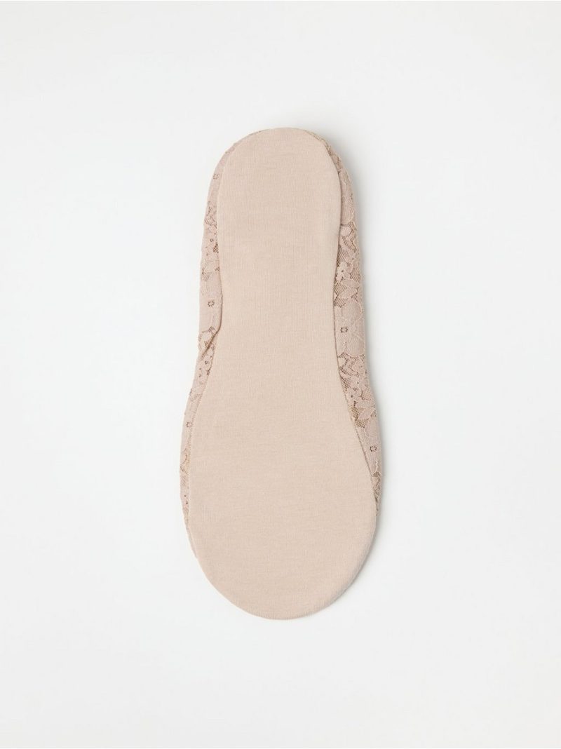 Lace invisible socks - 8404059-5329