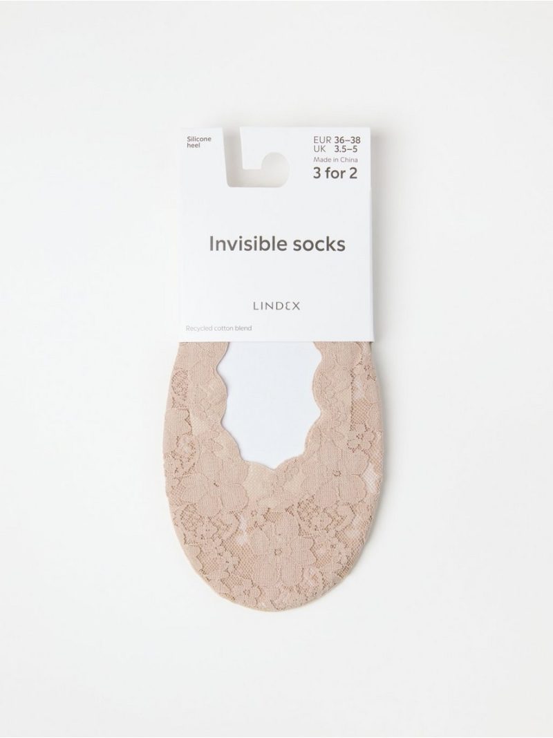 - Lace invisible socks Lace invisible socks - 8404059-5329