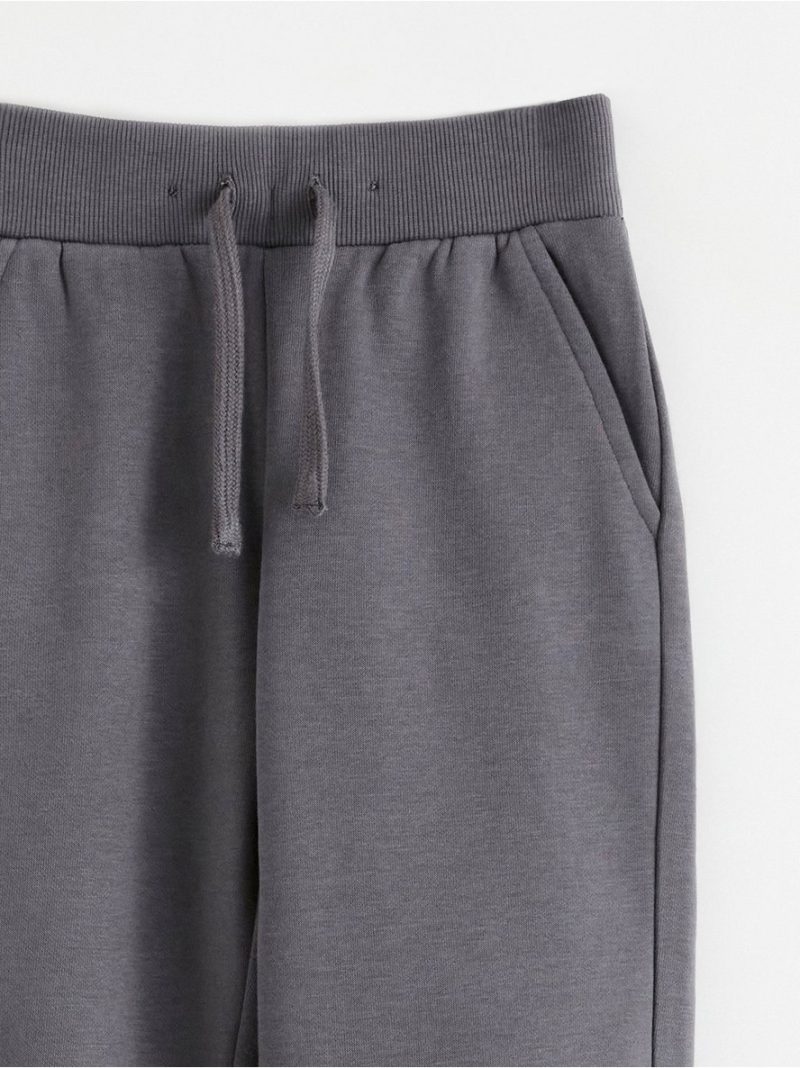 Joggers with brushed inside - 8405826-7486