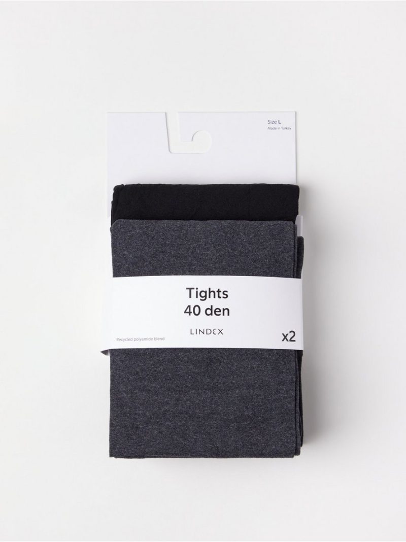 2-pack matt tights 40 denier - 8410809-3655