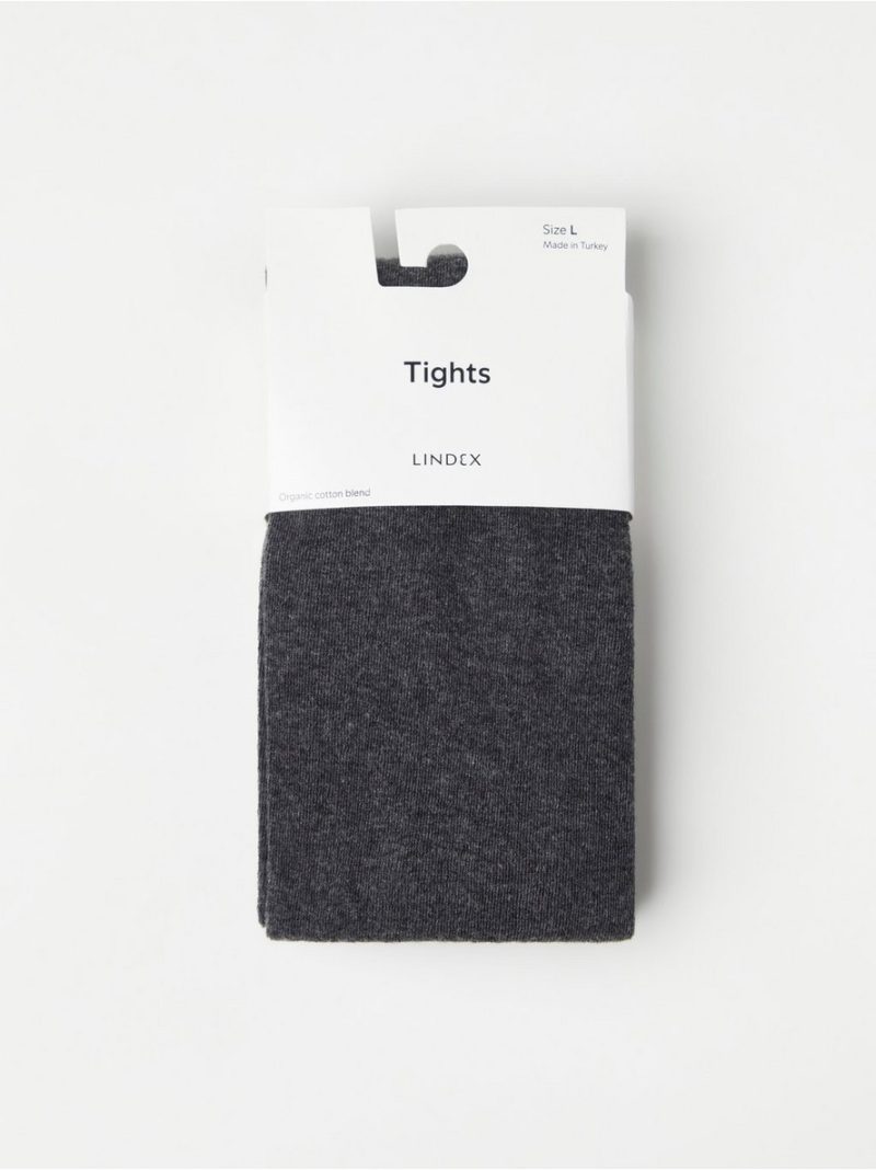 Knitted cotton blend tights - 8410849-6395