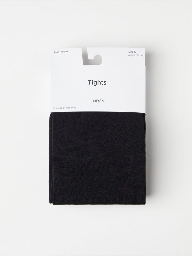 Tights with brushed inside - 8410862-80