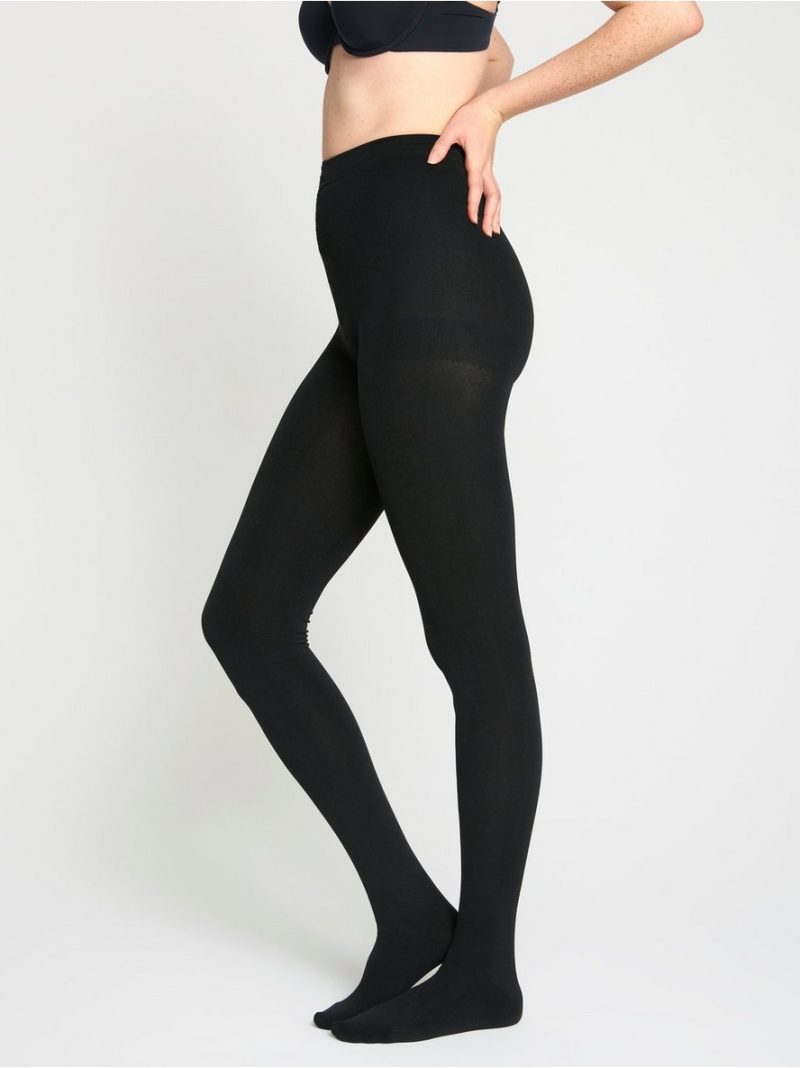 Tights with brushed inside - 8410862-80