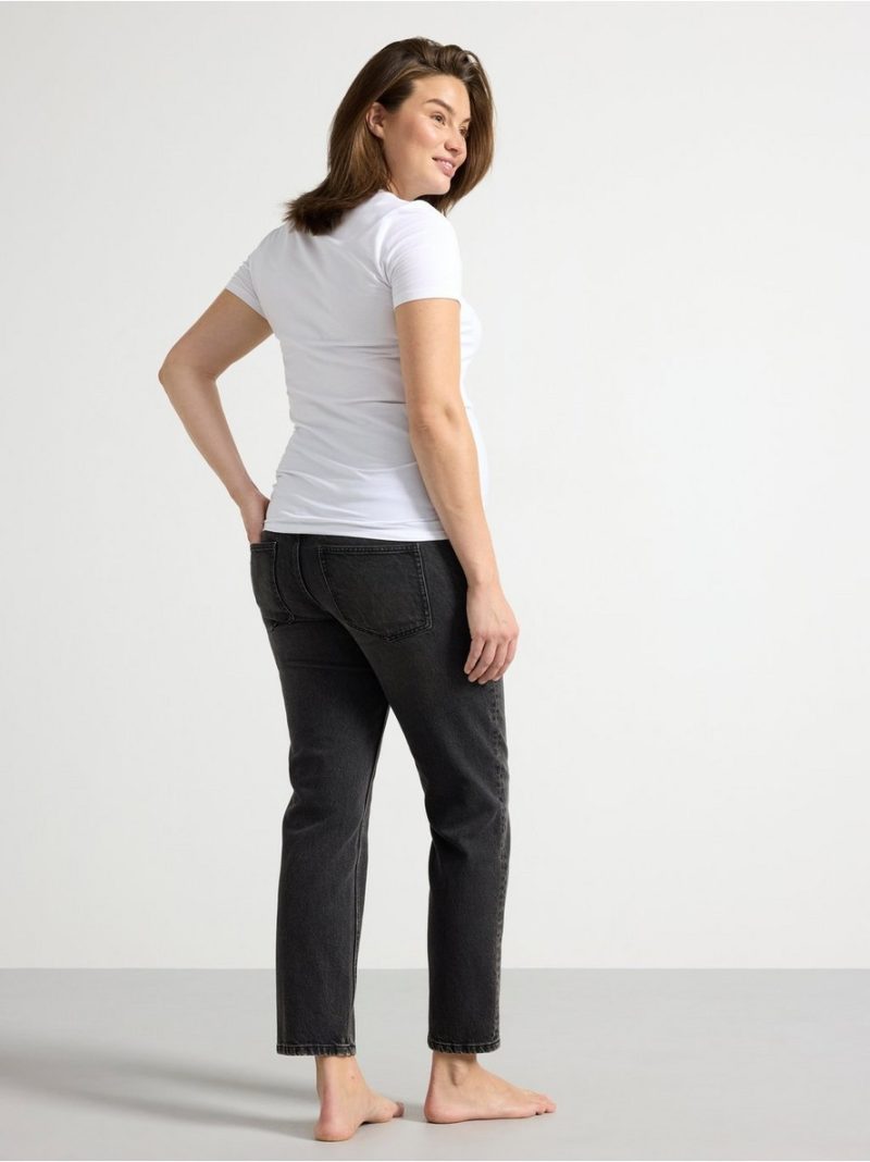 MOM STRAIGHT Nea cropped  maternity jeans - 8446256-80