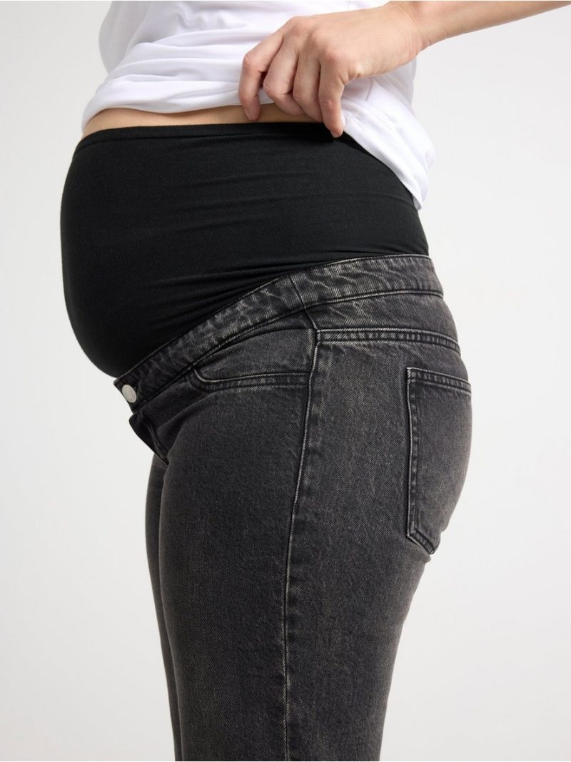 MOM STRAIGHT Nea cropped  maternity jeans - 8446256-80