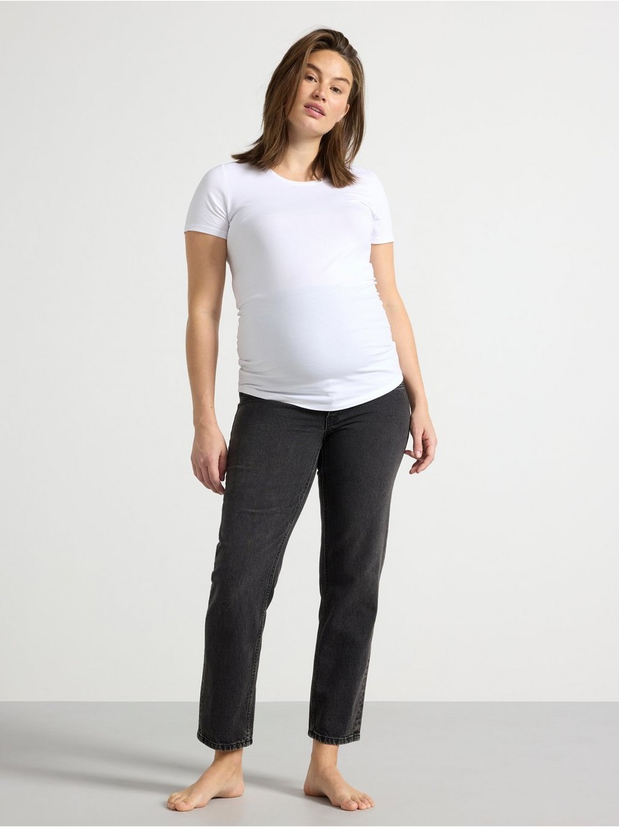 MOM STRAIGHT Nea cropped  maternity jeans - 8446256-80