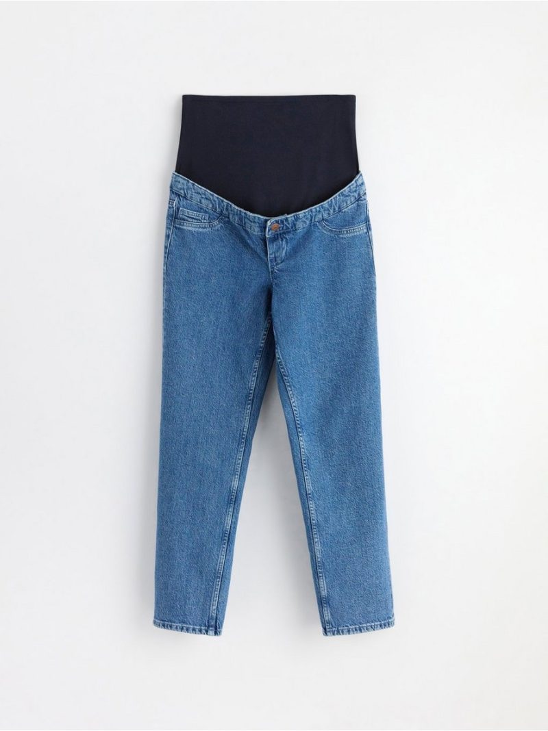 MOM STRAIGHT Nea cropped  maternity jeans - 8446257-766