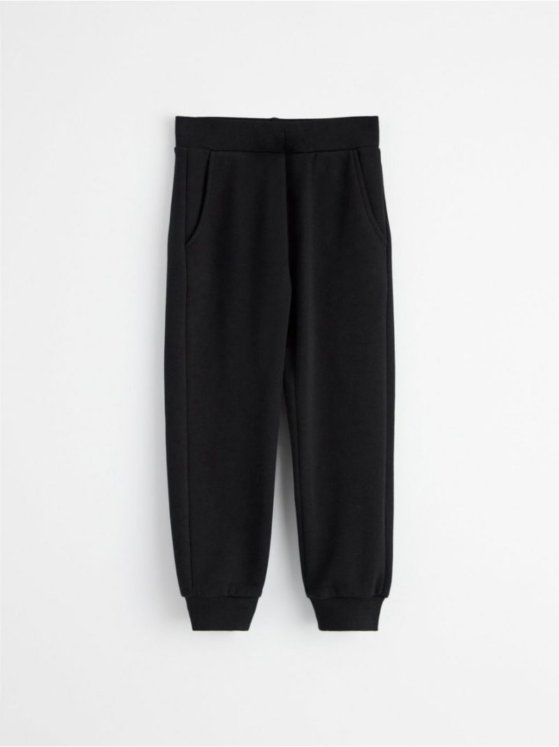 Joggers with brushed inside - 8457941-80