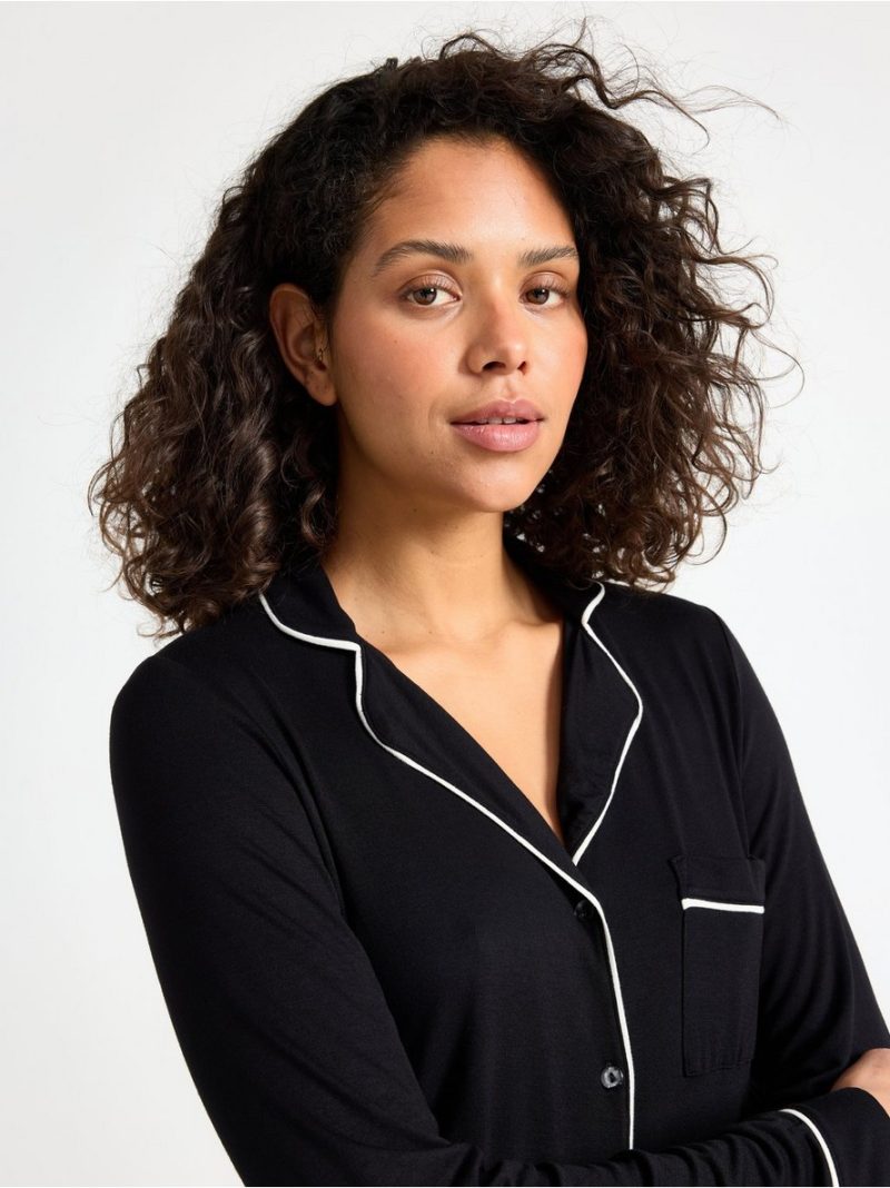 Pyjama shirt in soft jersey - 8503336-80