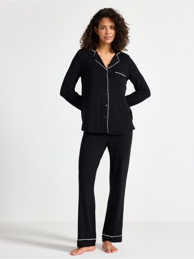 Pyjama shirt in soft jersey - 8503336-80