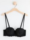 Björk strapless balconette bra with lace - 8514336-80