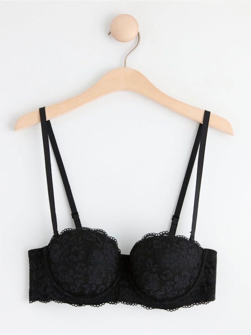 - Björk strapless balconette bra with lace Björk strapless balconette bra with lace - 8514336-80