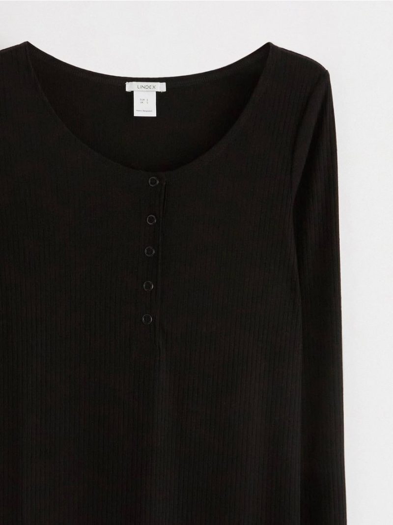 MOM Ribbed long sleeved jersey dress - 8541823-80